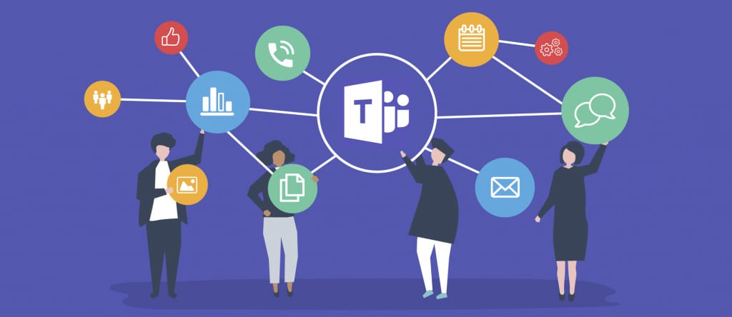 Microsoft teams graphic.